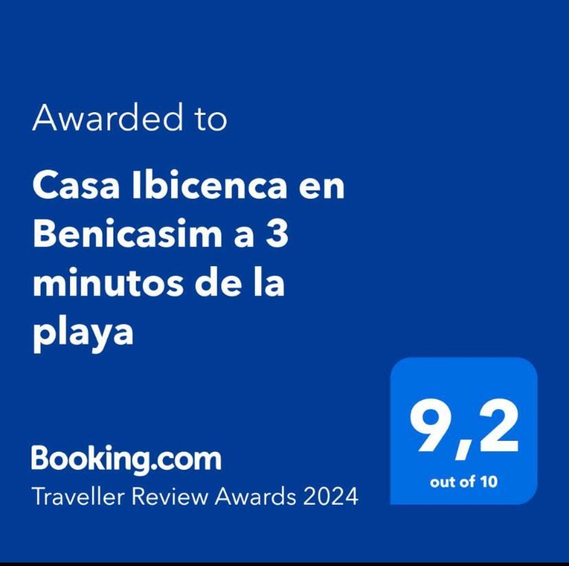 Casa Ibicenca En Benicasim A 3 Minutos De La Playa Apartment Benicassim Ngoại thất bức ảnh